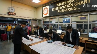In its letter issued on December 12, the Ministry of Railways has revised the timing for the preparation of the first reservation chart.