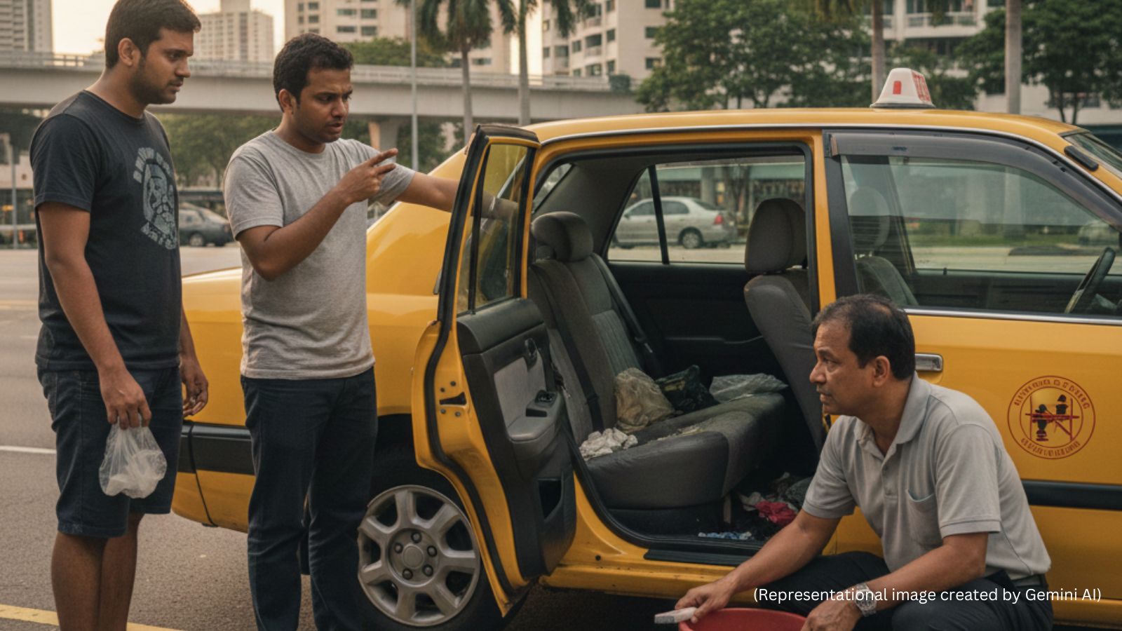 Indian passengers vomit in Singapore cab, make driver clean up: ‘smell of undigested curry and alcohol’