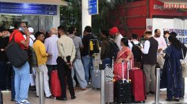 Airport sources told The Indian Express that on Friday, 53 departure and 51 arrival flights were cancelled as a result of mounting crew shortage, network-wide schedule strain, and the airline adjusting to revised Flight Duty Time Limitation (FDTL) norms.