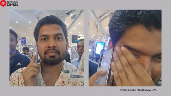 IndiGo passenger breaks down