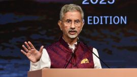 Speaking at the Hindustan Times Leadership Summit, the EAM Jaishankar said Pakistan’s military has long shaped an ideology of entrenched animosity towards India, backing terror groups, training camps and policies that have defined the relationship. (Photo: ANI/File Photo)