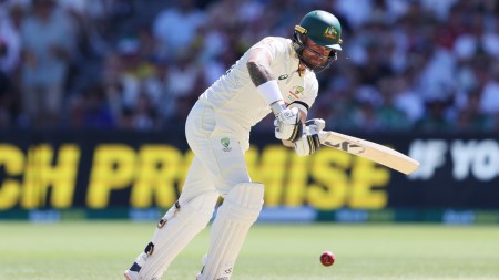 Australia opener Jake Weatherald in action during Ashes Test vs England. (PHOTO: AP)