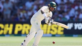 Australia opener Jake Weatherald in action during Ashes Test vs England. (PHOTO: AP)