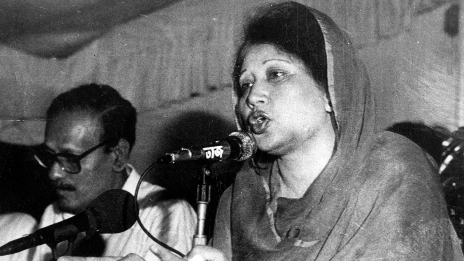 Bangladesh's former Prime Minister Khaleda Zia speaks at a press conference. She passed away on December 30, 2025 (Express Archive).