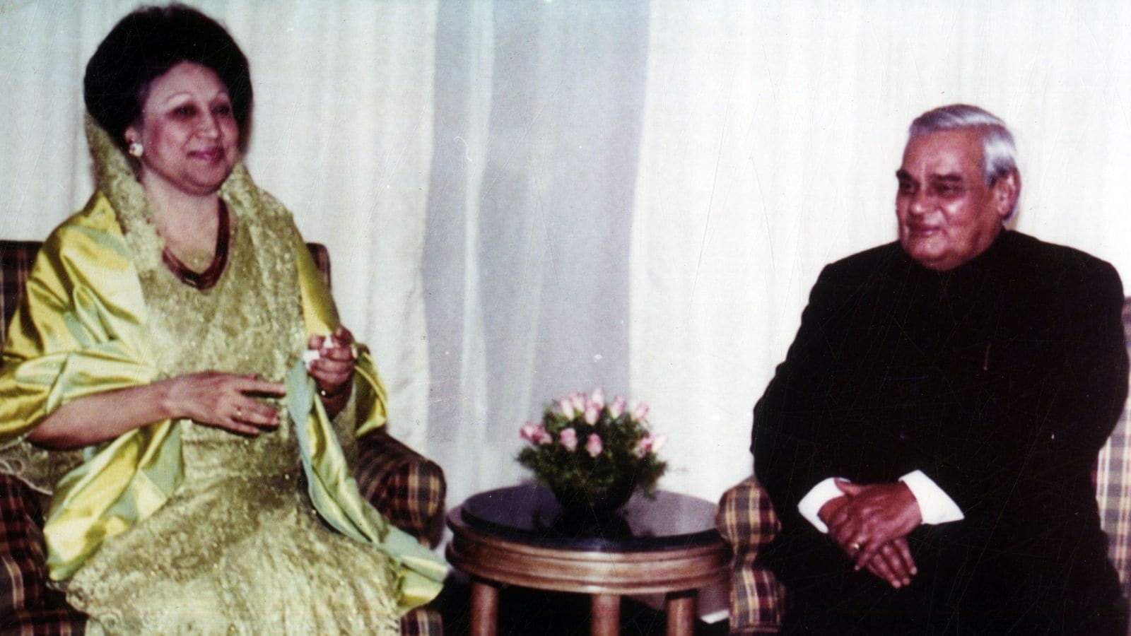 Khaleda Zia and Atal Bihari Vajpayee