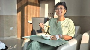 Kiran Rao at the hospital after her appendix surgery