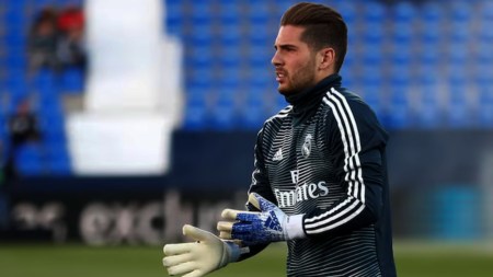 Footballer Luca Zidane in action. (FILE/Reuters)