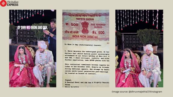 MS dhoni fan wedding contract