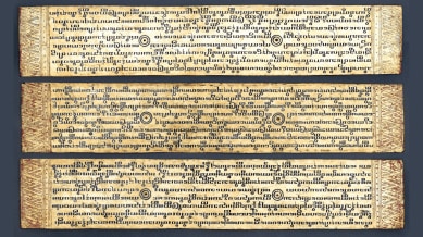 Manuscript of 'Vinaya Pitaka': First section of the Pali Canon containing rules for Buddhist monks (Image via Wikimedia Commons)