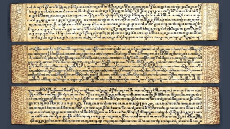 Manuscript of 'Vinaya Pitaka': First section of the Pali Canon containing rules for Buddhist monks (Image via Wikimedia Commons)