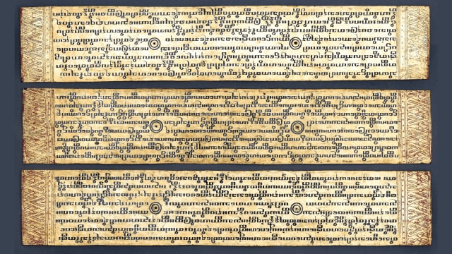 Manuscript of 'Vinaya Pitaka': First section of the Pali Canon containing rules for Buddhist monks (Image via Wikimedia Commons)