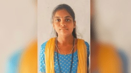 Manya Dhoddamani, a 20-year-old pregnant woman who was allegedly murdered by her father. (Express Photo)