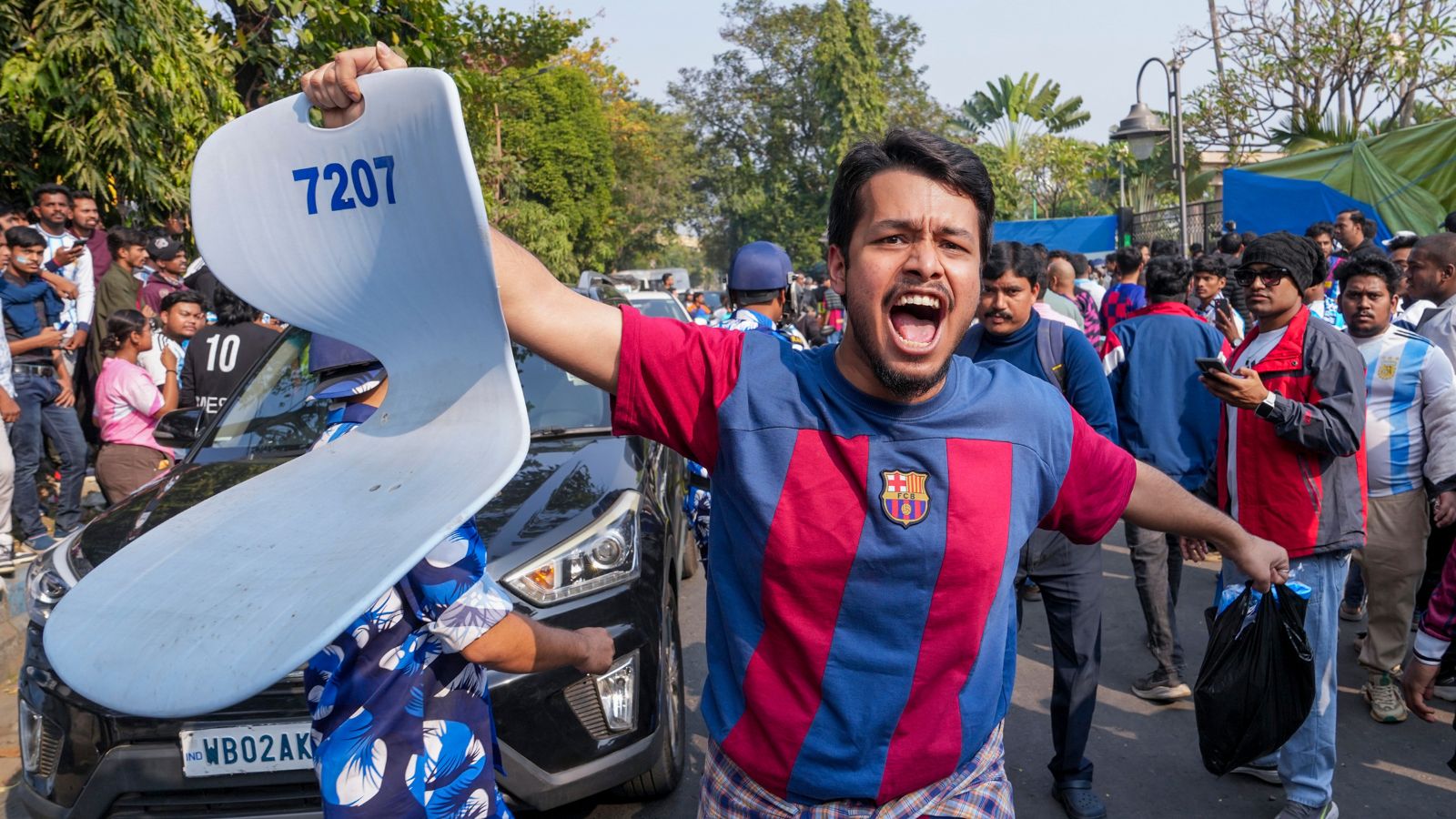 ‘Will send report to Centre’: West Bengal Governor Ananda Bose visits Salt Lake Stadium after Messi event chaos | Kolkata News