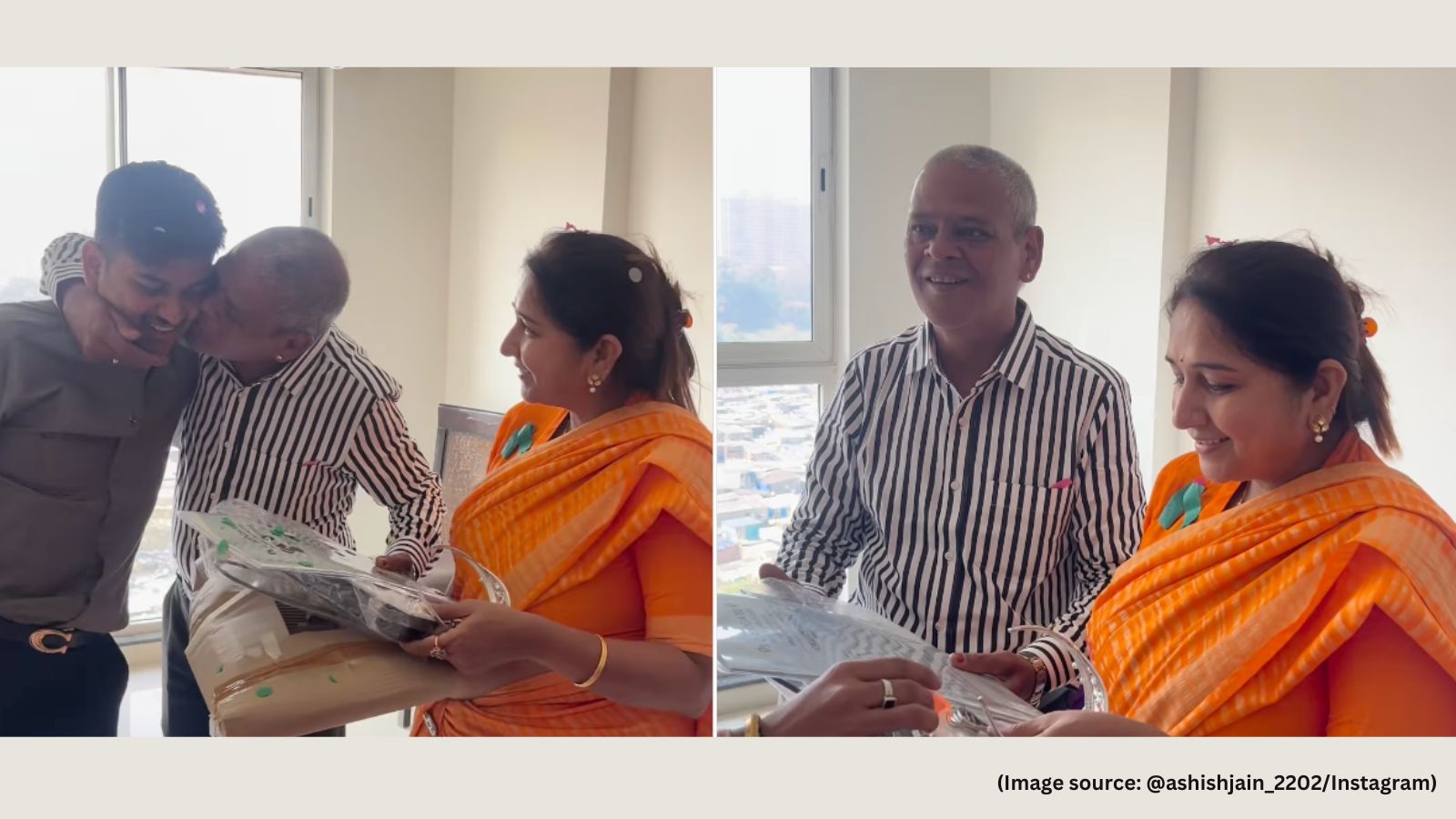 ‘This house is yours’: Mumbai man gifts a flat to his parents, father dances with joy, mother stands in disbelief; watch