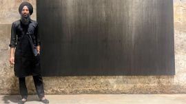 Kulpreet Singh wants his art to be the voice of the farming community. (Photo courtesy Galerie Mirchandani + Steinruecke)