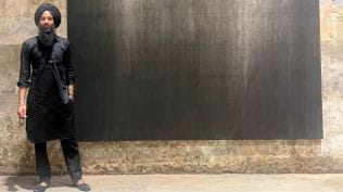 Kulpreet Singh wants his art to be the voice of the farming community. (Photo courtesy Galerie Mirchandani + Steinruecke)