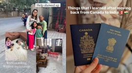 NRI returns to India from Canada