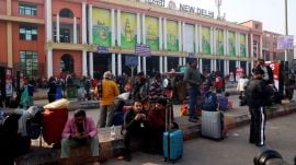 The New Delhi railway station (NDLS) falls under the administrative control of Northern Railway (NR).