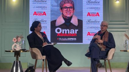 Omar Abdullah, Express Adda, Vandita Mishra, The Indian Express, Jammu and Kashmir, Chief Minister,