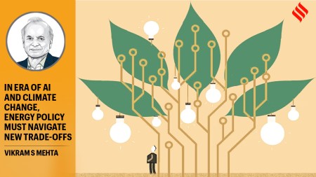 Our energy policy must now prioritise the weakening of the link between economic growth, technological innovation, energy demand and environmental degradation. (Illustration: C R Sasikumar)