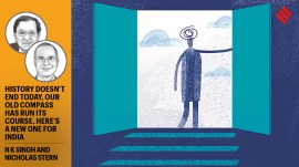 History doesn’t end today, our old compass has run its course. Here’s a new one for India