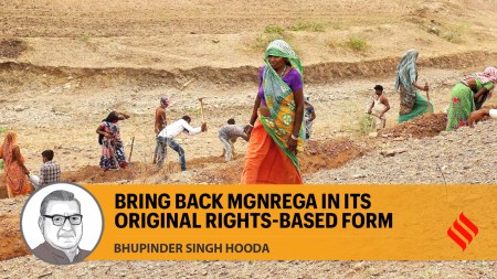 The most damaging aspect of the new scheme is its reclassification of rural employment as a centrally sponsored programme with a 60:40 funding pattern between the Centre and the states.