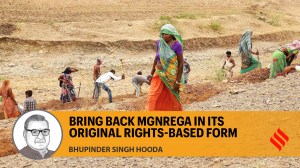 MGNREGA must be brought back in its original rights-based form