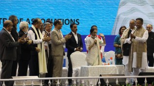 Mamata Banerjee at Traders’ Conclave, Traders’ Conclave, Bengal Traders’ Conclave, Mamata Banerjee, Mamata Banerjee government, Kolkata news, WEst Bengal news, Indian express, current affairs