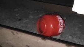 The crew promptly removed the cylinder to prevent further danger, and reported the matter to the station master.