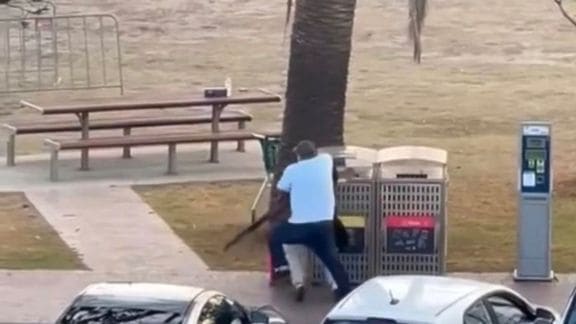 Ahmed is currently at St George Hospital in Kogarah, recovering well after surgery for wounds he sustained during the confrontation