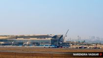 The Navi Mumbai Airport's operations side as seen on Monday, December 22. (Express Photo by Narendra Vaskar)