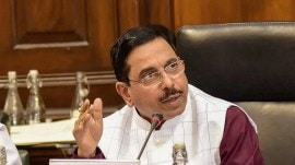 Pralhad Joshi Pralhad Joshi, Global Energy Leaders’ Summit 2025, Puri, Narendra Modi, Mohan Charan Majhi, Indian express news, current affairs