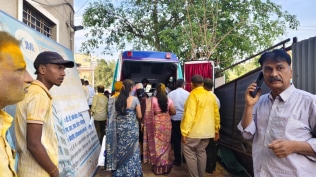 Police said the powder likely came in contact with flames from lit diyas during the ritual.