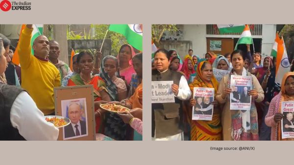 Vladimir Putin aarti in Varanasi