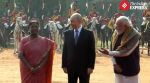 Putin was received by President Droupadi Murmu and Prime Minister Narendra Modi at the venue.