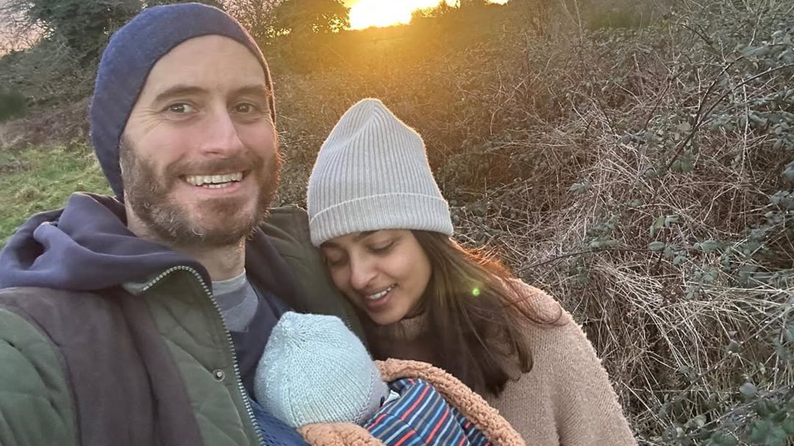 Radhika and husband (