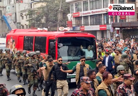 BNP acting chairman Tarique Rahman in Dhaka on Thursday. PTI