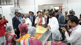 rajnath singh, rajnath singh Shrimad Rajchandra Sarvamangal Centre of Excellence for Women, Shrimad Rajchandra Sarvamangal Centre of Excellence for Women, COEW, Indian express news, current affairs