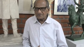 India mourns the loss of legendary sculptor Ram V. Sutar, the visionary behind the Statue of Unity, who passed away at the age of 100. (File)