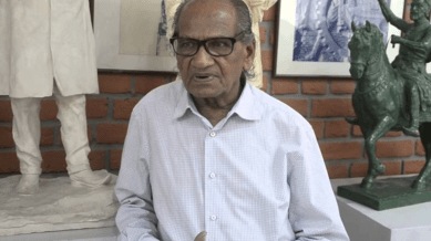 India mourns the loss of legendary sculptor Ram V. Sutar, the visionary behind the Statue of Unity, who passed away at the age of 100. (File)
