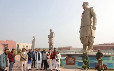 At the Rashtra Prena Sthal in Lucknow