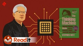 Inside Stephen Witt’s The Thinking Machine—an intimate look at Jensen Huang and the company he built.