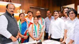 Five former PCMC corporators including three from BJP on Tuesday. joined NCP in the presence of party president Ajit Pawar