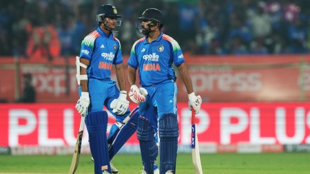 Indian openers Yashasvi Jaiswal and Rohit Sharma in action during 3rd ODI vs South Africa. (PHOTO: AP)