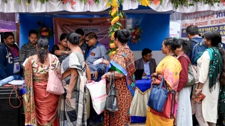 People enrol at a Special Intensive Revision (SIR) of electoral rolls camp at the Sonagachi area, in Kolkata, Tuesday, Dec. 9, 2025.