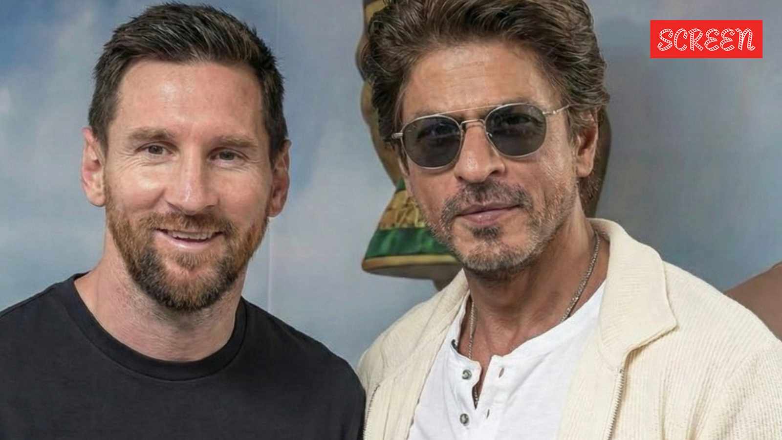 Shah Rukh Khan welcomes Lionel Messi to Kolkata, football star clicks pictures with AbRam; fans call it ‘historic’