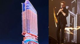 Shah Rukh Khan unveils Dubai tower Shahrukhz named after him.(X)