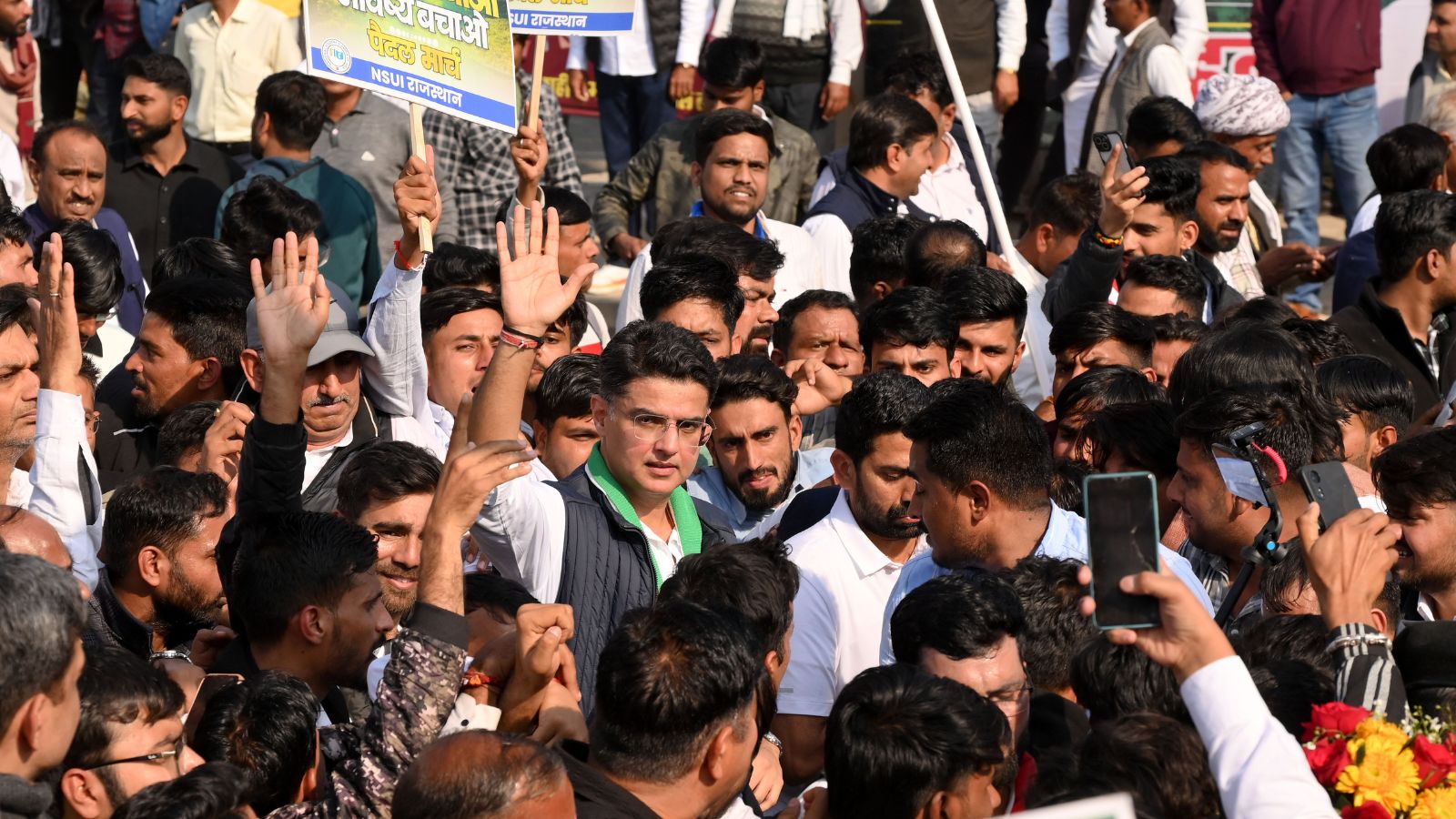 ‘Every child knows…’: Sachin Pilot leads protest against illegal mining, says BJP govt endangering Aravallis