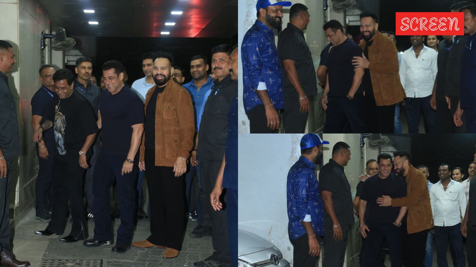 Salman Khan asks ‘blushing’ Shera to pose for photographers at Arbaaz and Sshura Khan’s anniversary bash. Watch