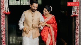 A new photo has surfaced online showing actor Samantha Ruth Prabhu with her new in-laws and her husband, filmmaker Raj Nidimoru, all smiling ear to ear.